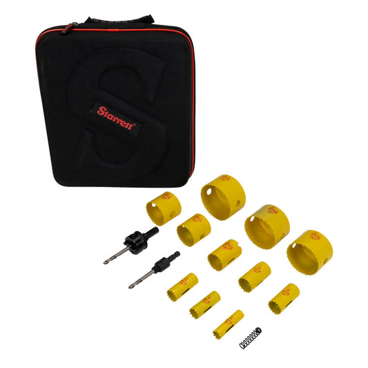 Starrett Deluxe Electricians Holesaw and Arbor Kit