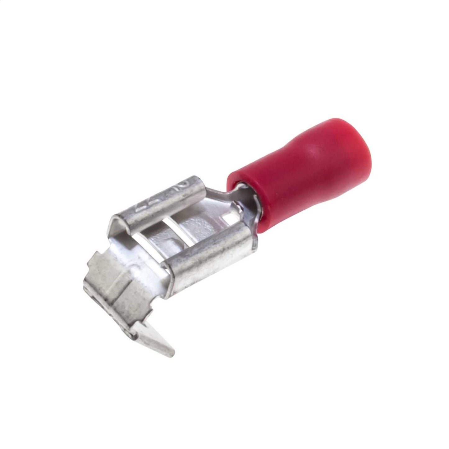 Engex 6.3mm Red Piggy Back Crimp Lugs for 1.5mm Cables (Pack of 100)