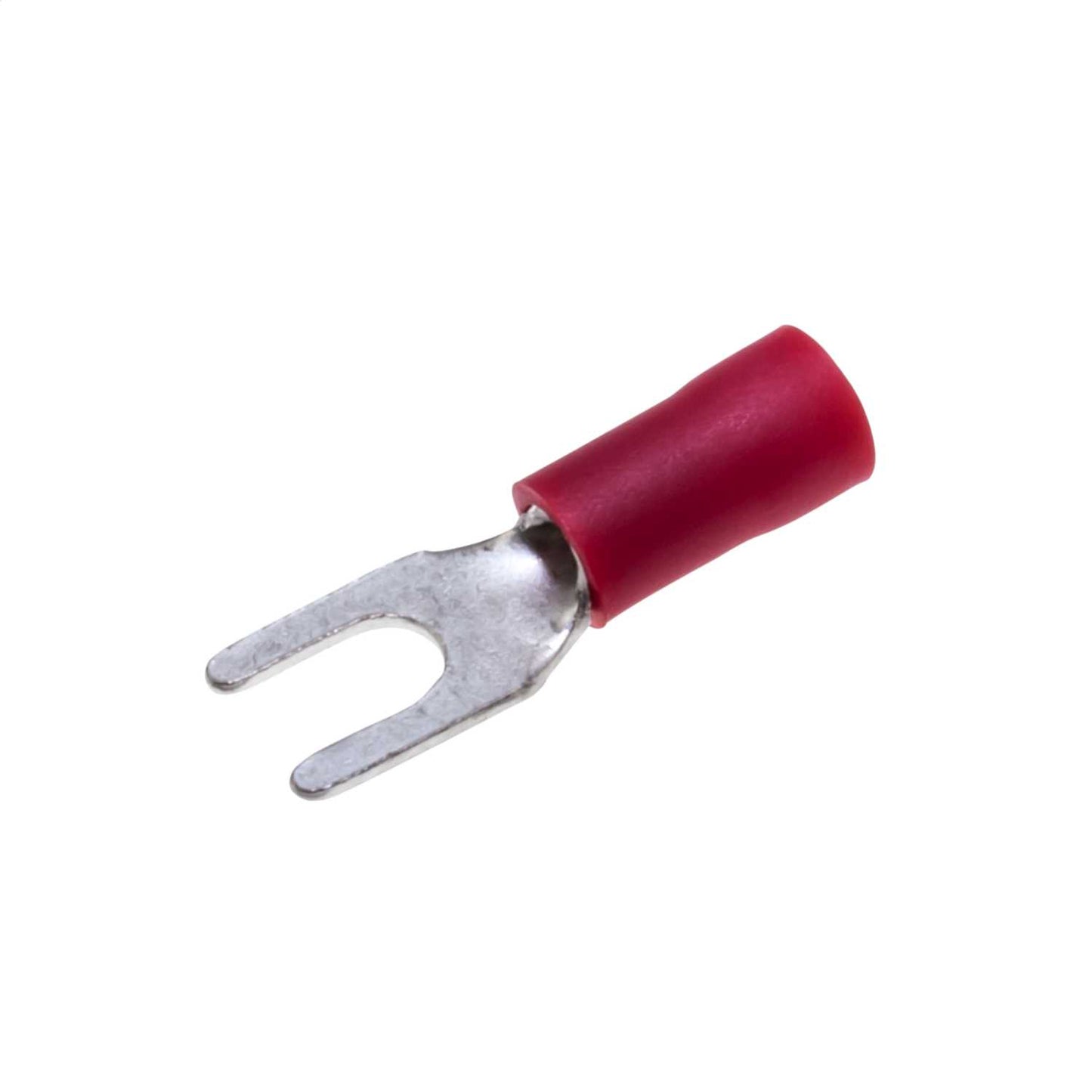 Engex Red Fork Crimp Lugs for 1.5mm Cables (Pack of 100)