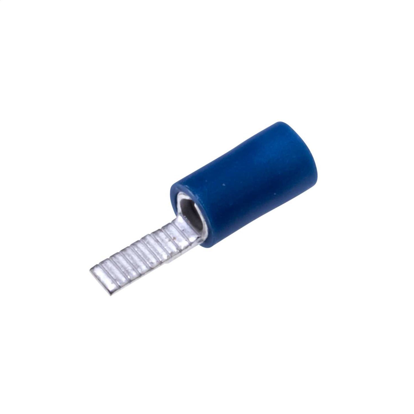 Engex 9mm Blue Blade Crimp Lugs for 2.5mm Cables (Pack of 100)