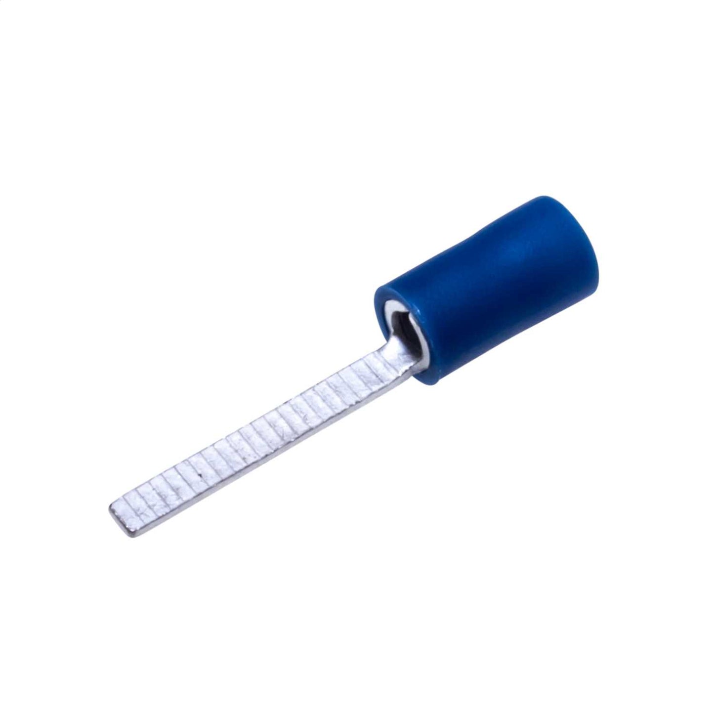 Engex 18mm Blue Blade Crimp Lugs for 2.5mm Cables (Pack of 100)