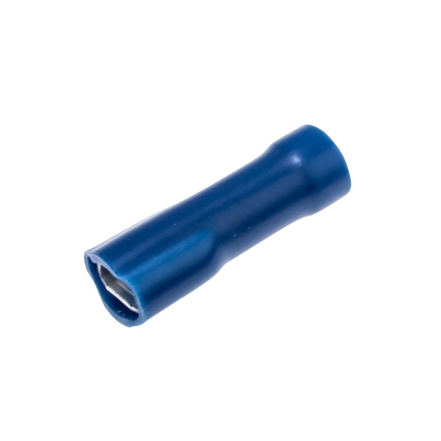 Engex 4.8mm Blue Female Spade Crimp Lugs for 2.5mm Cables (Pack of 100)