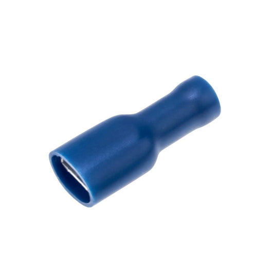 Engex 6.3mm Blue Female Spade Crimp Lugs for 2.5mm Cables (Pack of 100)