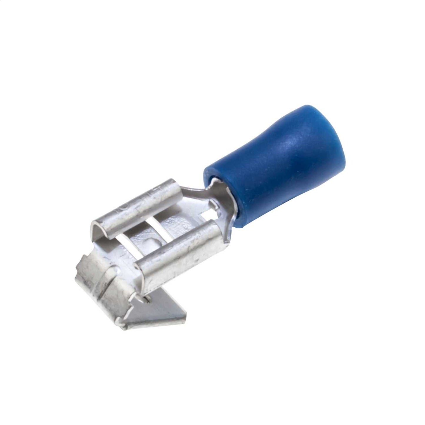 Engex 6.3mm Blue Piggy Back Crimp Lugs for 2.5mm Cables (Pack of 100)