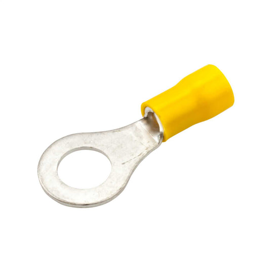 Engex Yellow Ring Crimp Lugs for 6mm Cables (Pack of 100)
