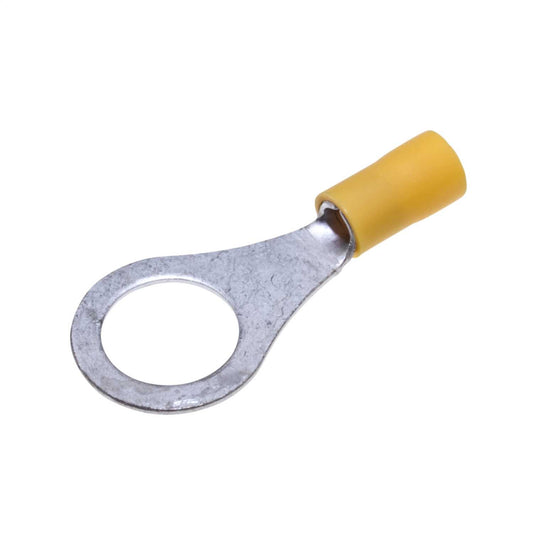 Engex 12mm Yellow Ring Crimp Lugs for 6mm Cables (Pack of 100)