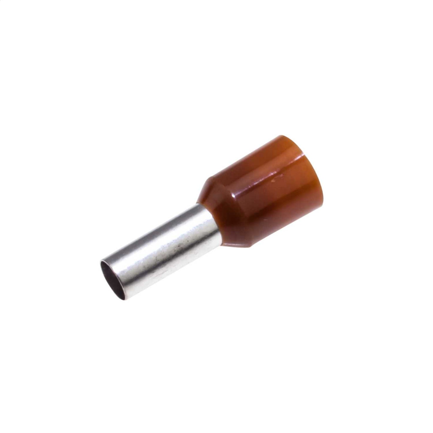 Engex 10mm Bootlace Ferrules Brown (Pack of 100)