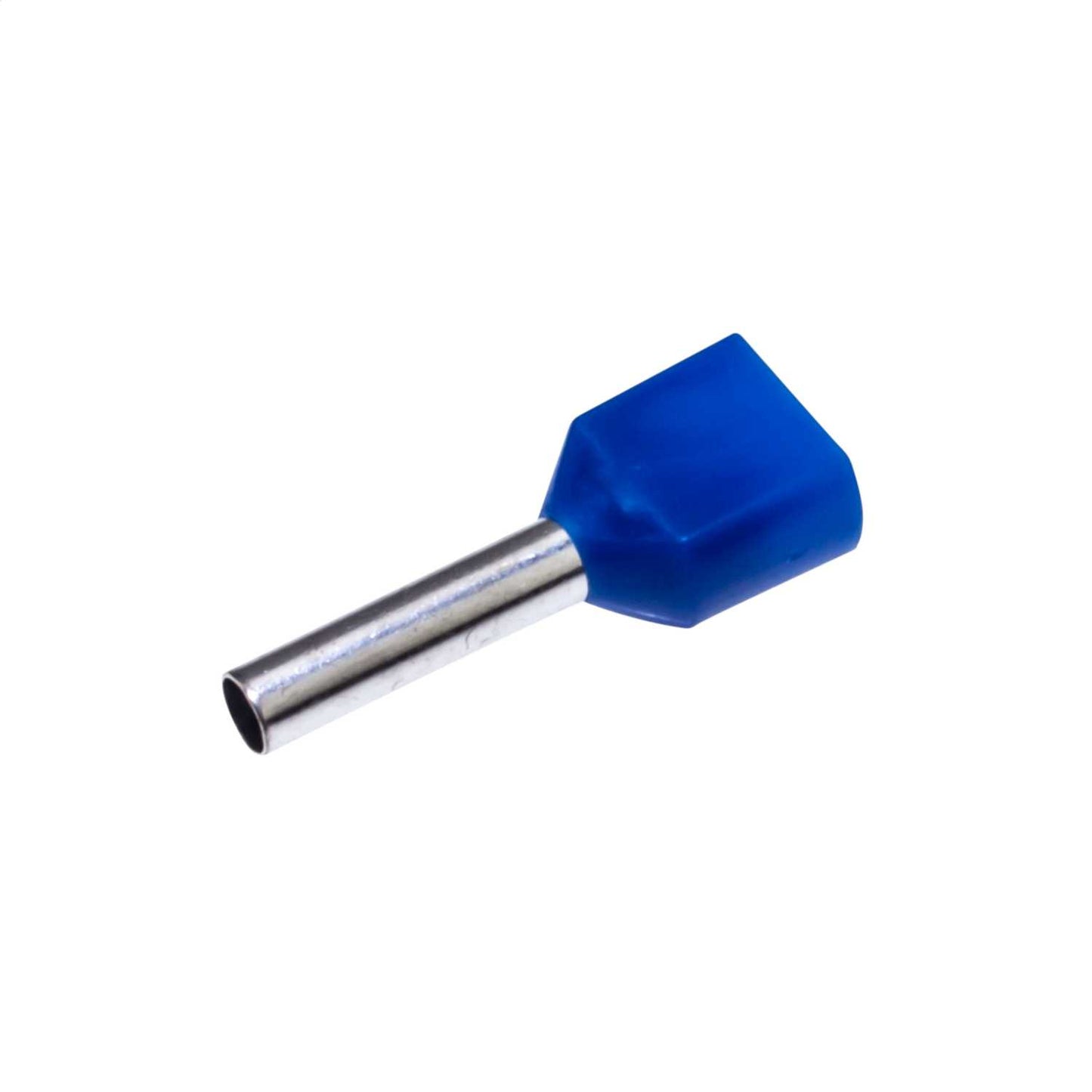 Engex 2.5mm Twin Entry Bootlace Ferrules Blue (Pack of 100)