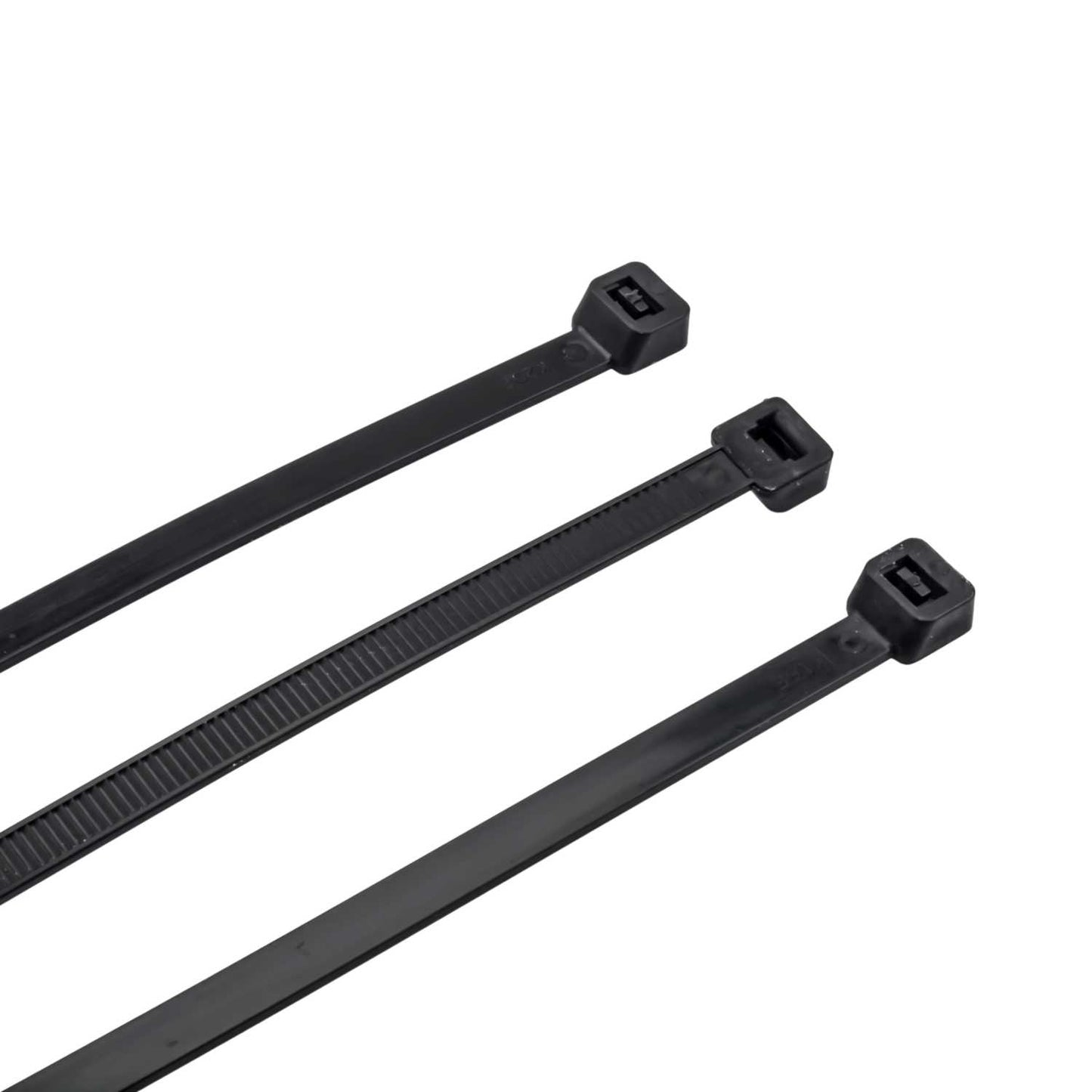 Engex 300mm x 7.6mm Cable Ties Black (Pack of 100)
