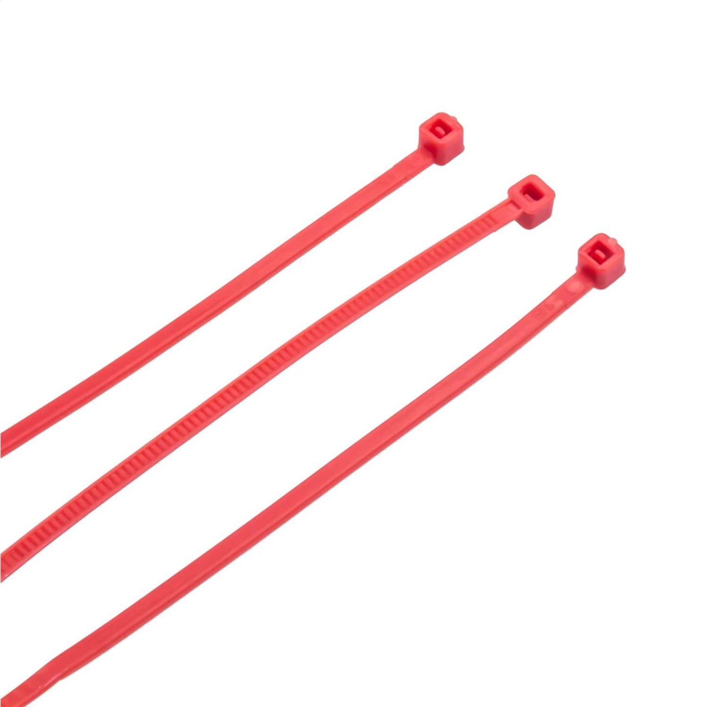 Engex 100mm x 2.5mm Cable Ties Red (Pack of 100)