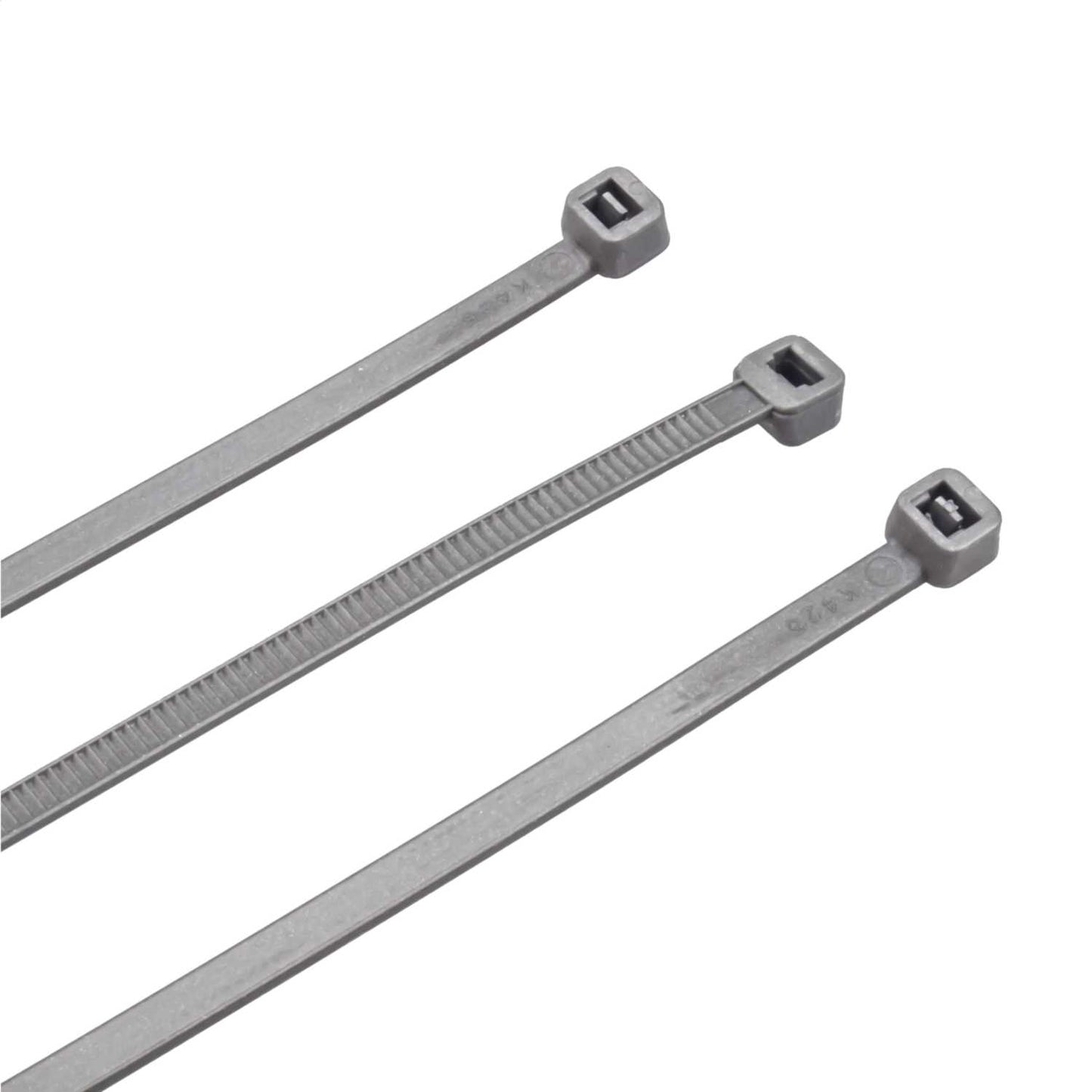 Engex 370mm x 4.8mm Cable Ties Silver (Pack of 100)