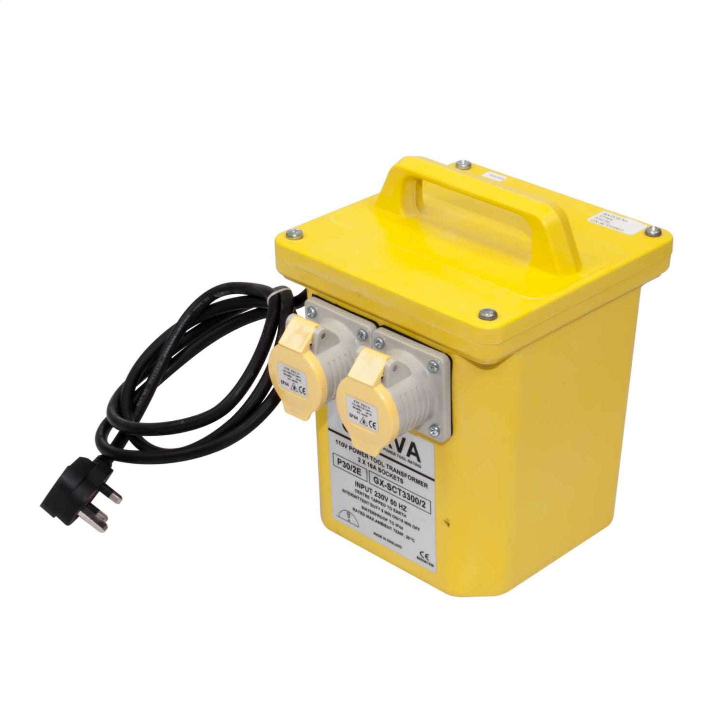 Engex 3.3kVA Portable Tool Transformer 110V with 2 x 16A Sockets