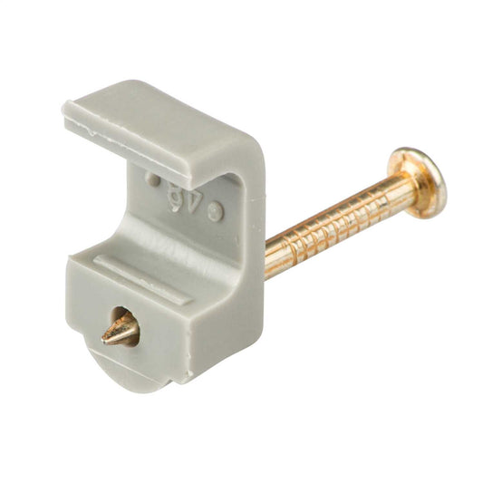 Engex 1.0mm Twin and Earth Flat Cable Clips (Pack of 100)