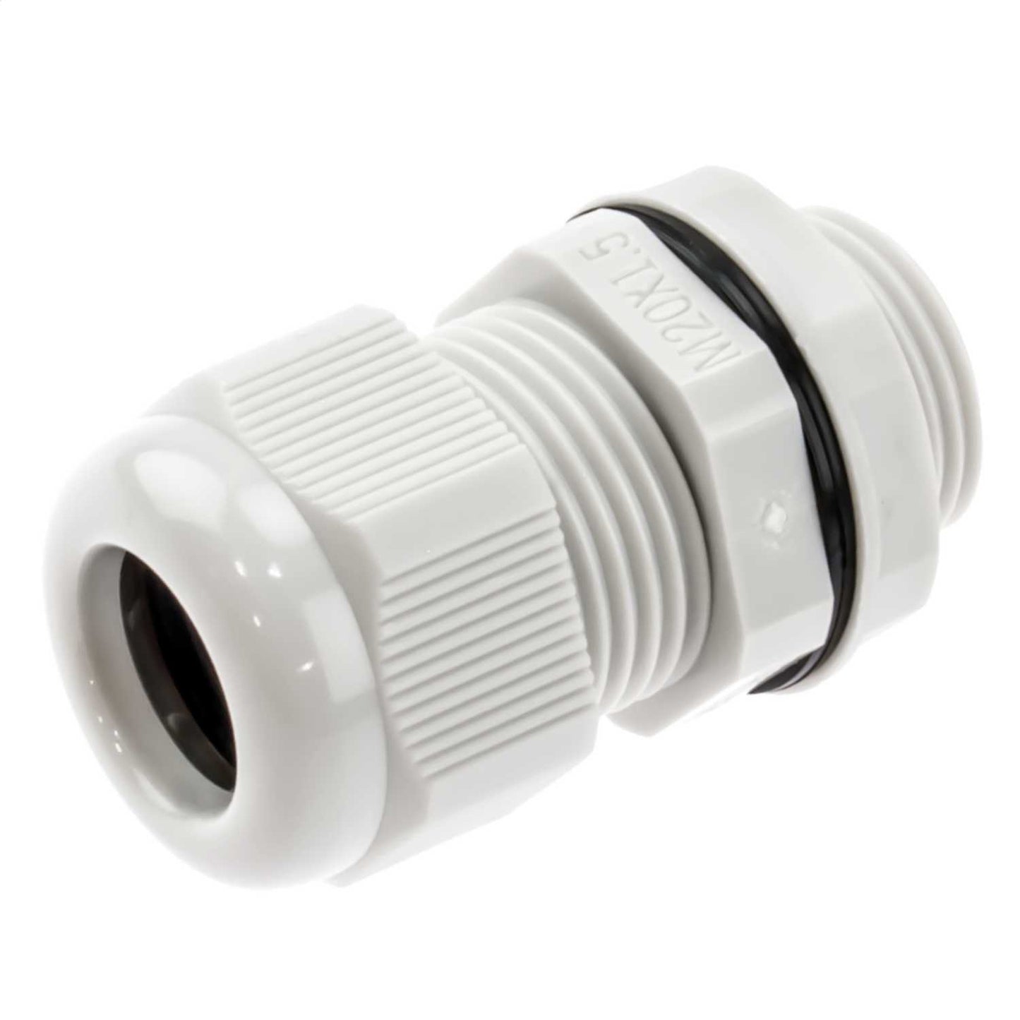Engex 20mm IP68 Nylon Compression Gland with Locknut Grey (Pack of 10)