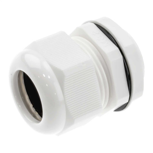 Engex 32mm IP68 Nylon Compression Gland with Locknut White (Pack of 10)