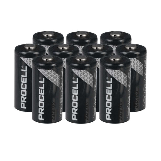 Duracell CR123 3V Lithium Photo Battery (Pack of 10)