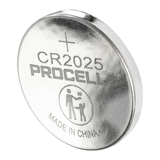 Duracell 3V CR2025 Lithium Coin Battery (Pack of 5)
