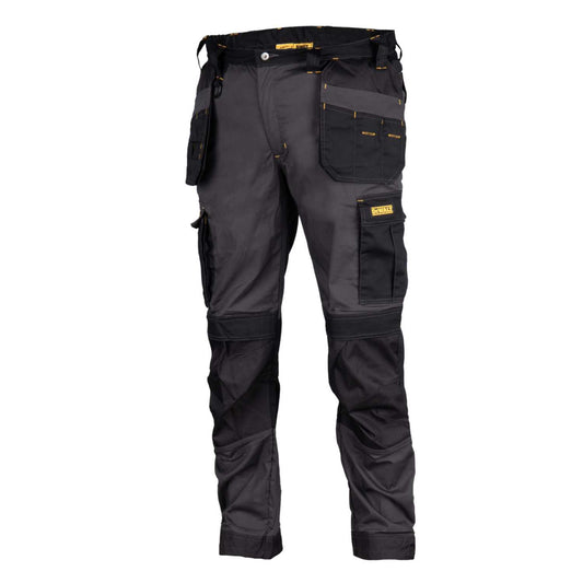 DeWALT Harrison 36W 29L Regular Fit Stretch Work Trousers Black / Grey
