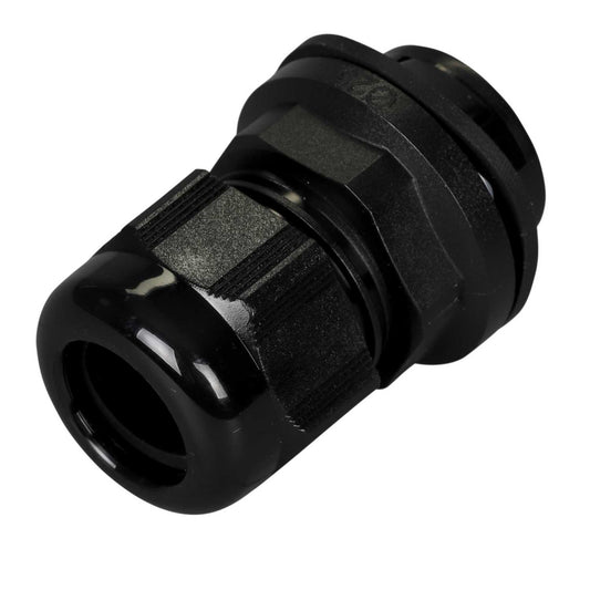 SWA 25mm IP68 SmartFit Compression Gland Black (Pack of 5)