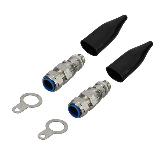 SWA M20 E1FW Reversible Cone Nickel Plated Flameproof Gland (Pack of 2)