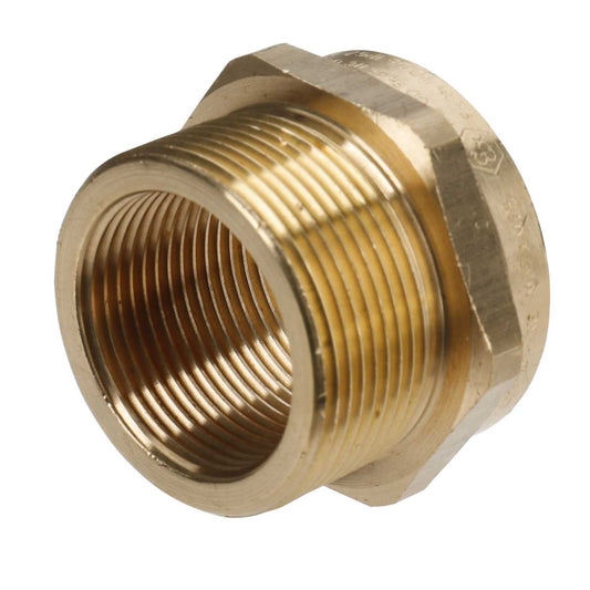 M32 Male x M25 Female Flameproof Reduction Adaptor Brass (Sold in 1's)