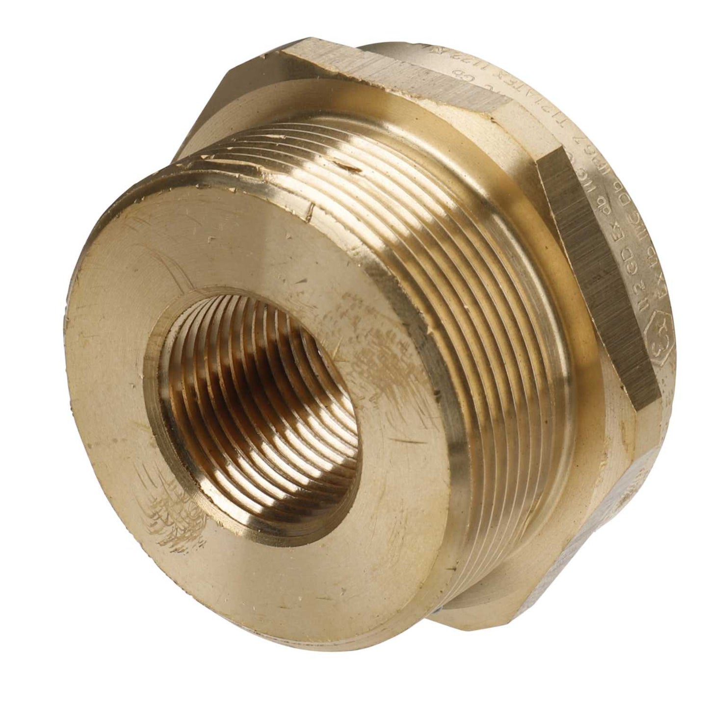 M40 Male x M20 Female Flameproof Reduction Adaptor Brass (Sold in 1's)