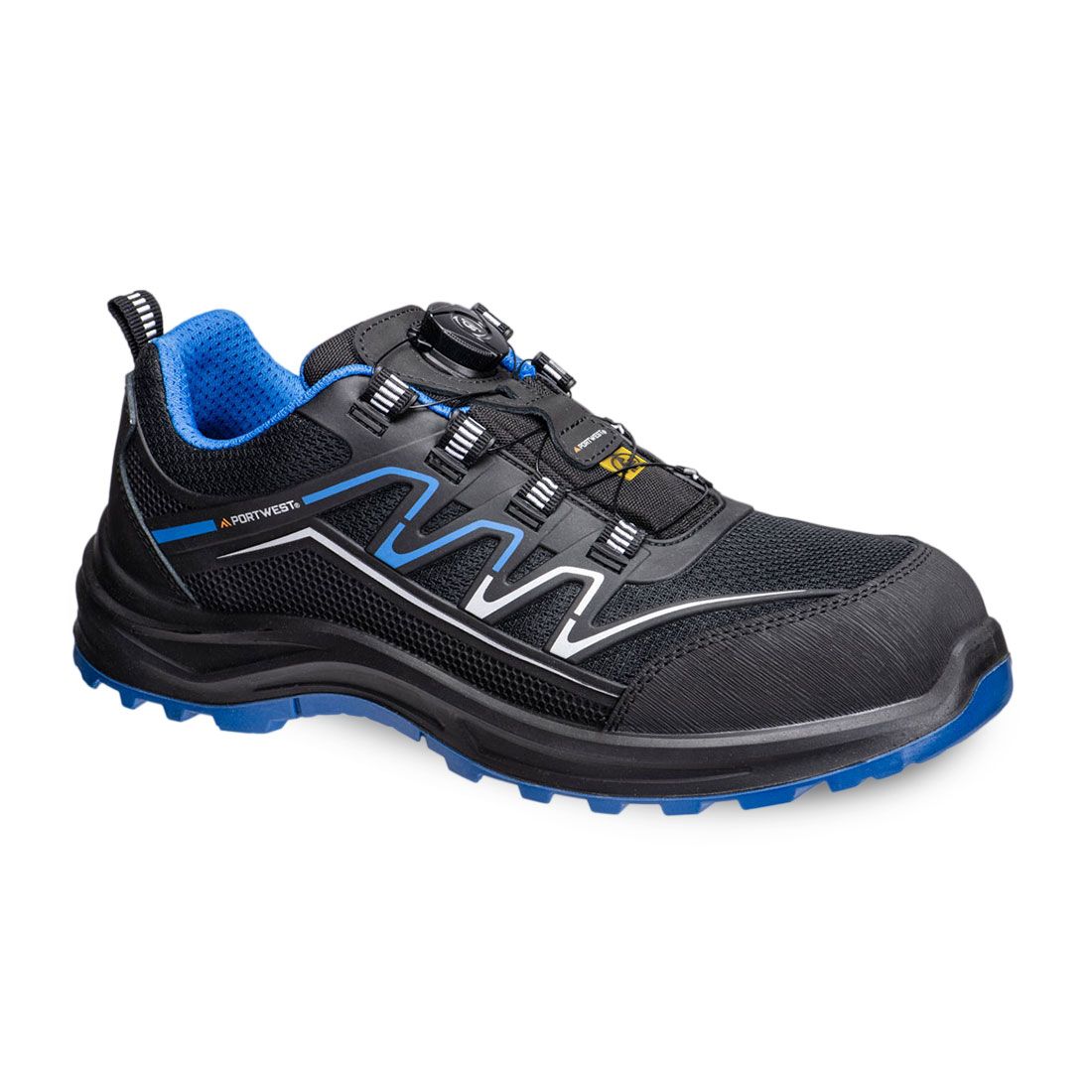 Composite KPU and Mesh Trainer S1PS ESD SR FO, 35, , Black/Blue