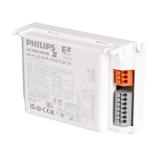 Philips 2 x 26-42W High Frequency Ballast for CFL Lamps