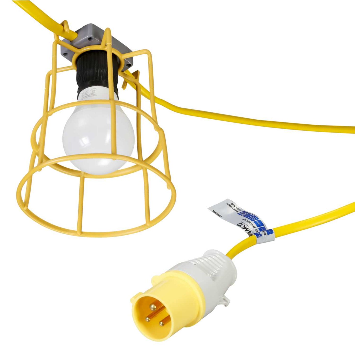 Tamco 22m 110V ES LED Site Festoon Kit 6000K