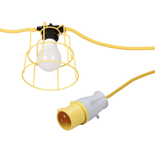 Tamco 22m 110V ES LED Extendable Site Festoon Kit 6000K
