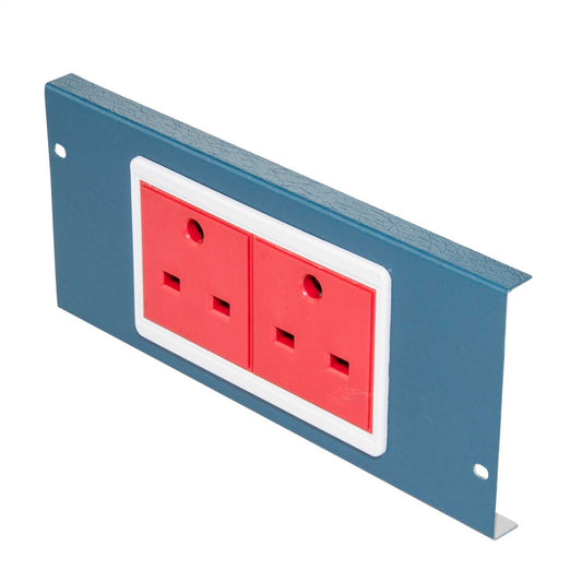 Tamlex 13A 2 x 1 Gang Unswitched Non Standard Socket Cavity Floor Box