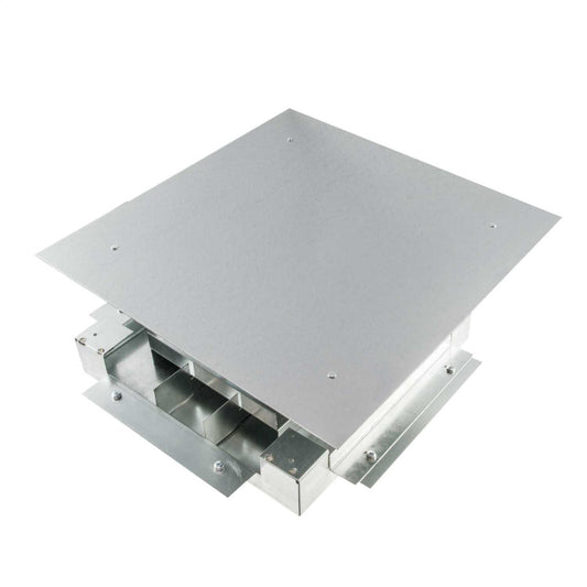 Tamlex 3 Compartment Flush Floor Junction Box for FS225/3 Trunking