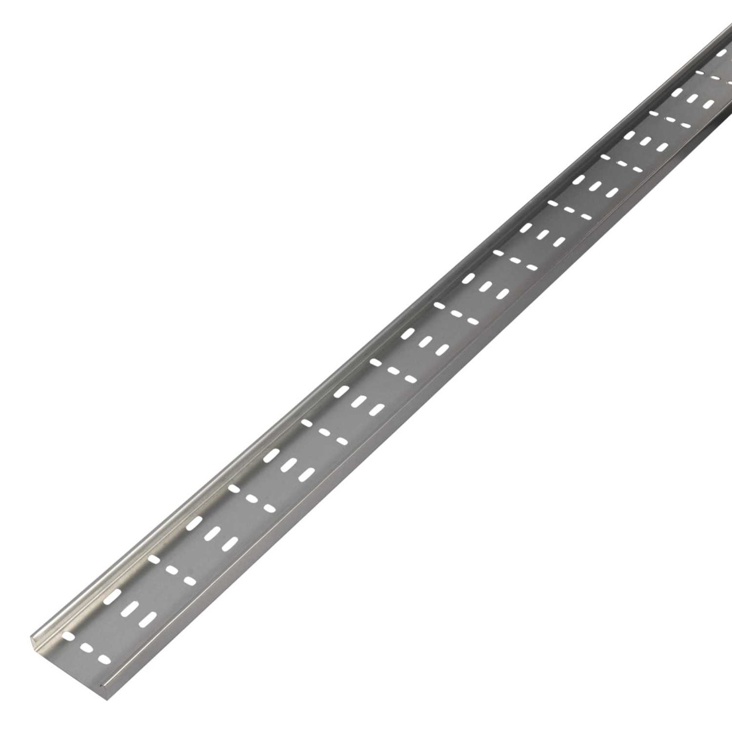 Tamlex 100mm Zinc Magnesium Return Flange Medium Duty Cable Tray 25mm Deep (3m Length)