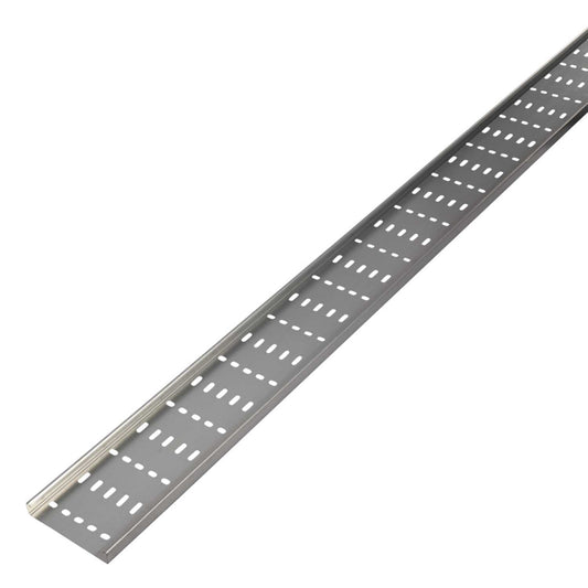 Tamlex 150mm Zinc Magnesium Return Flange Medium Duty Cable Tray 25mm Deep (3m Length)
