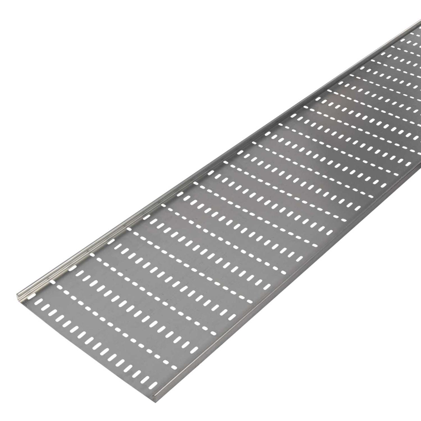 Tamlex 450mm Zinc Magnesium Return Flange Medium Duty Cable Tray 25mm Deep (3m Length)