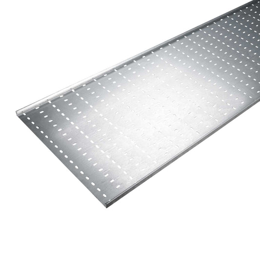 Tamlex 600mm Return Flange Medium Duty Cable Tray 25mm Deep (3m Length)