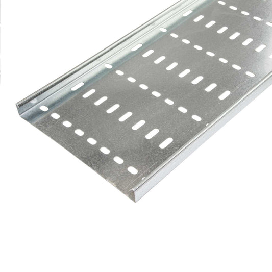 Tamlex 225mm Return Flange Medium Duty Cable Tray 25mm Deep (3m Length)