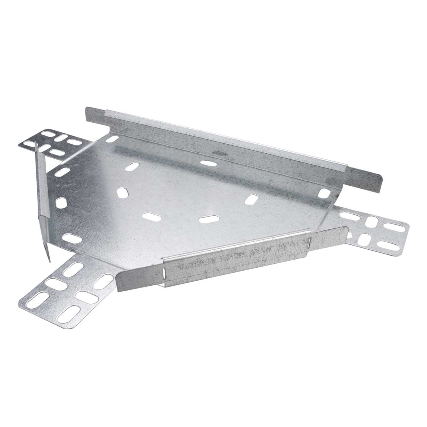 100mm Zinc Magnesium Flat Equal Tee for Medium Duty Tray (Sold in 1's)