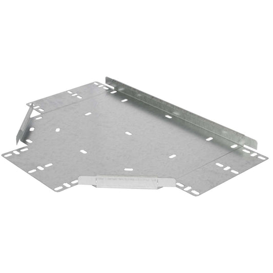 225mm Flat Equal Tee for Medium Duty Tray with Integral Coupler (Sold in 1's)