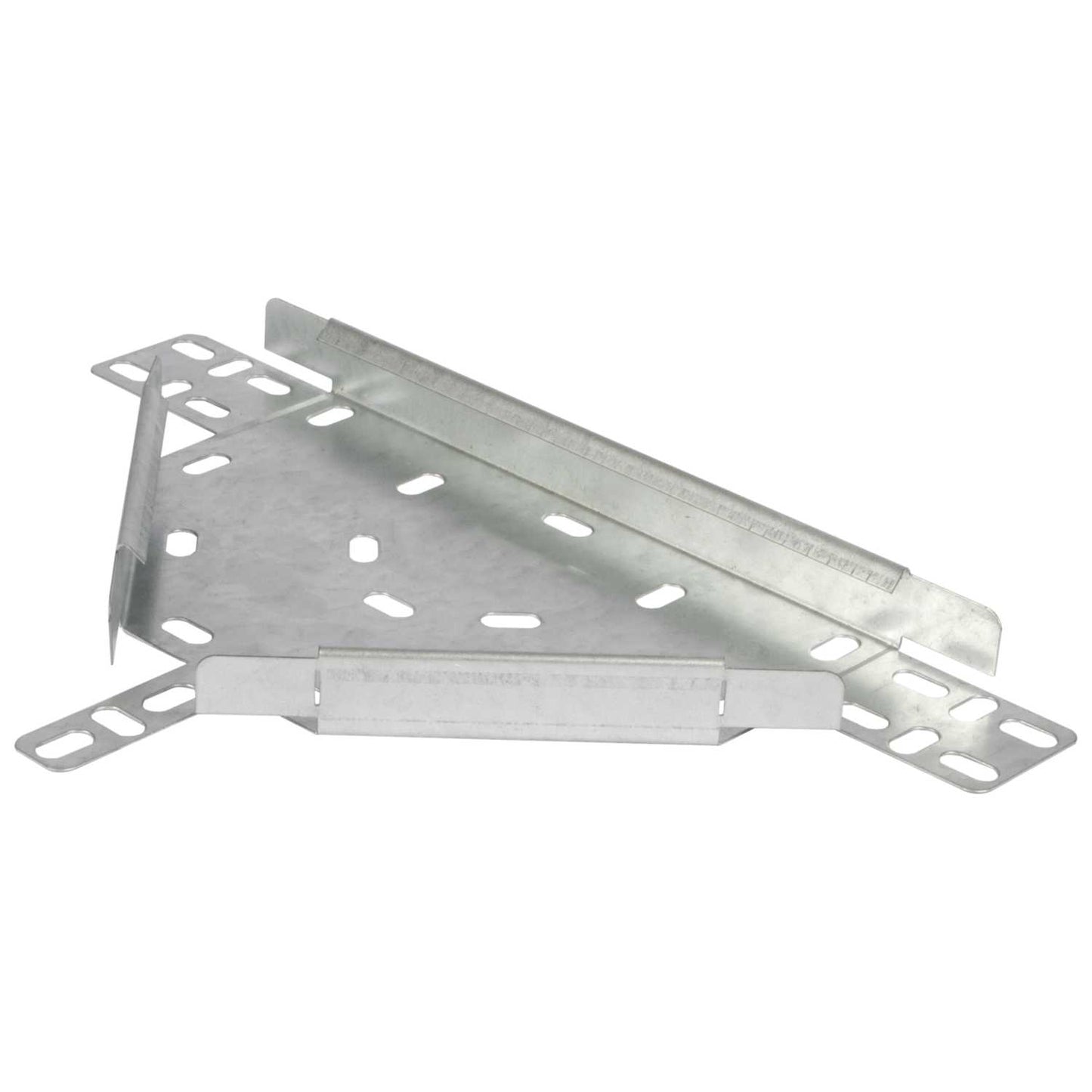 75mm Flat Equal Tee for Medium Duty Tray with Integral Coupler (Sold in 1's)
