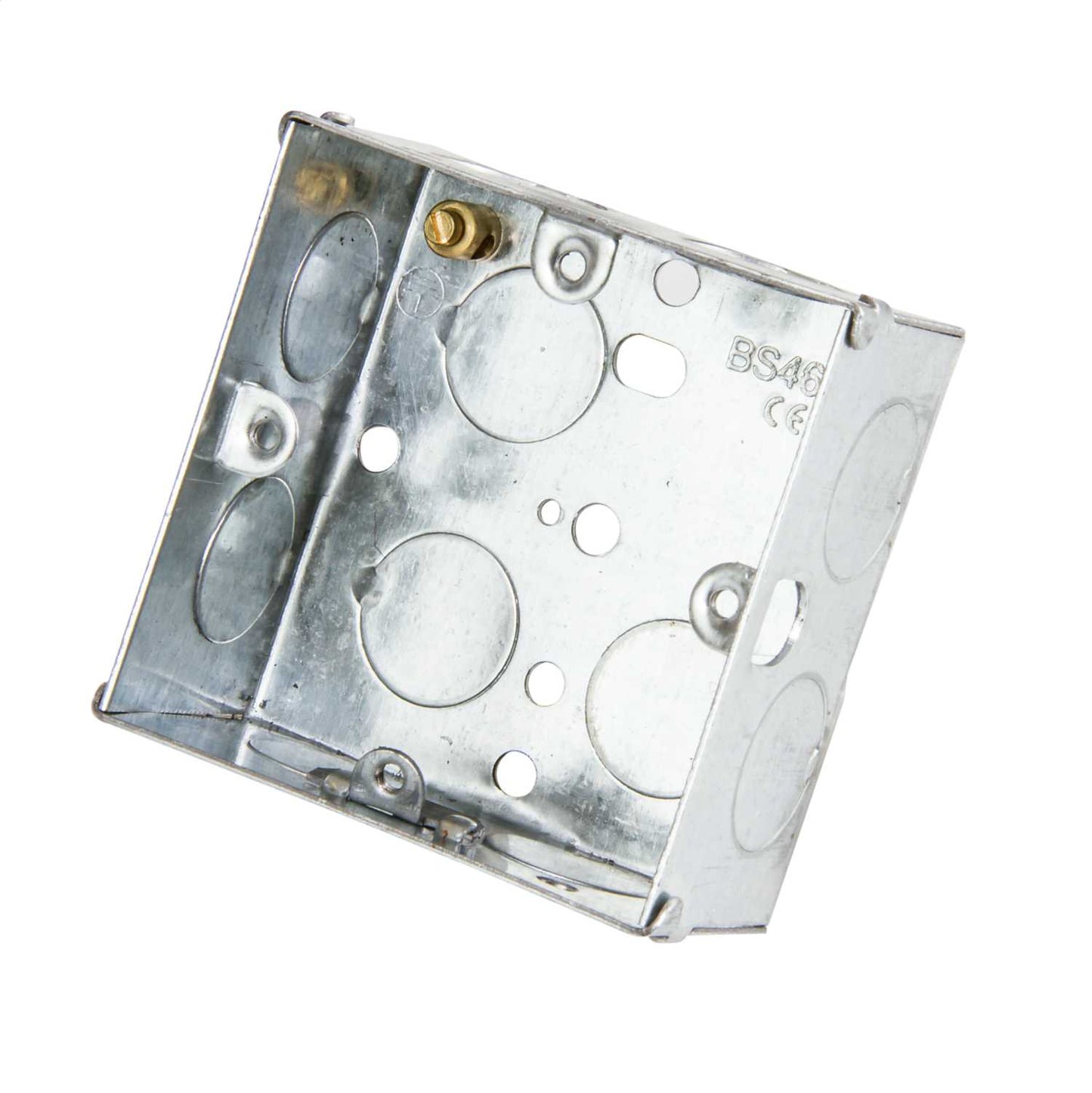 1 Gang 35mm Flush Metal Knockout Box (Sold in 1's)