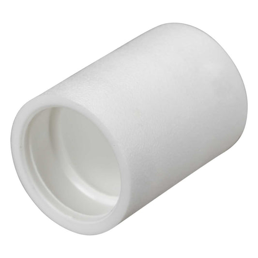 Tamlex M10 Threaded Rod End Caps White