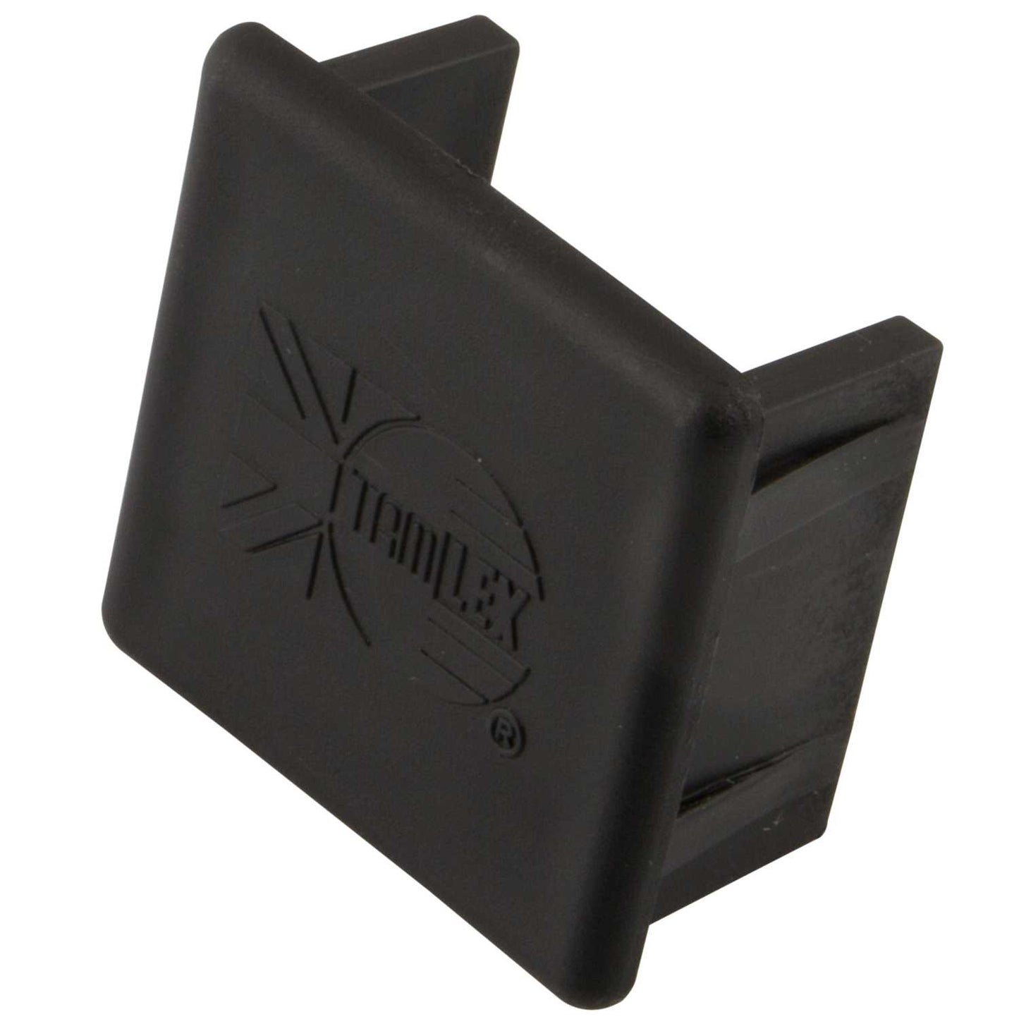 41mm x 41mm PVC End Cap for Strut Black (Sold in 1's)