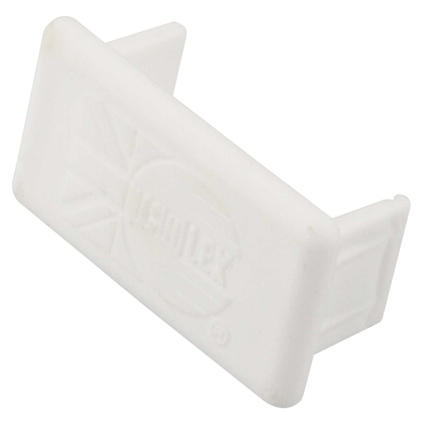 41mm x 21mm PVC End Cap for Strut White (Sold in 1's)