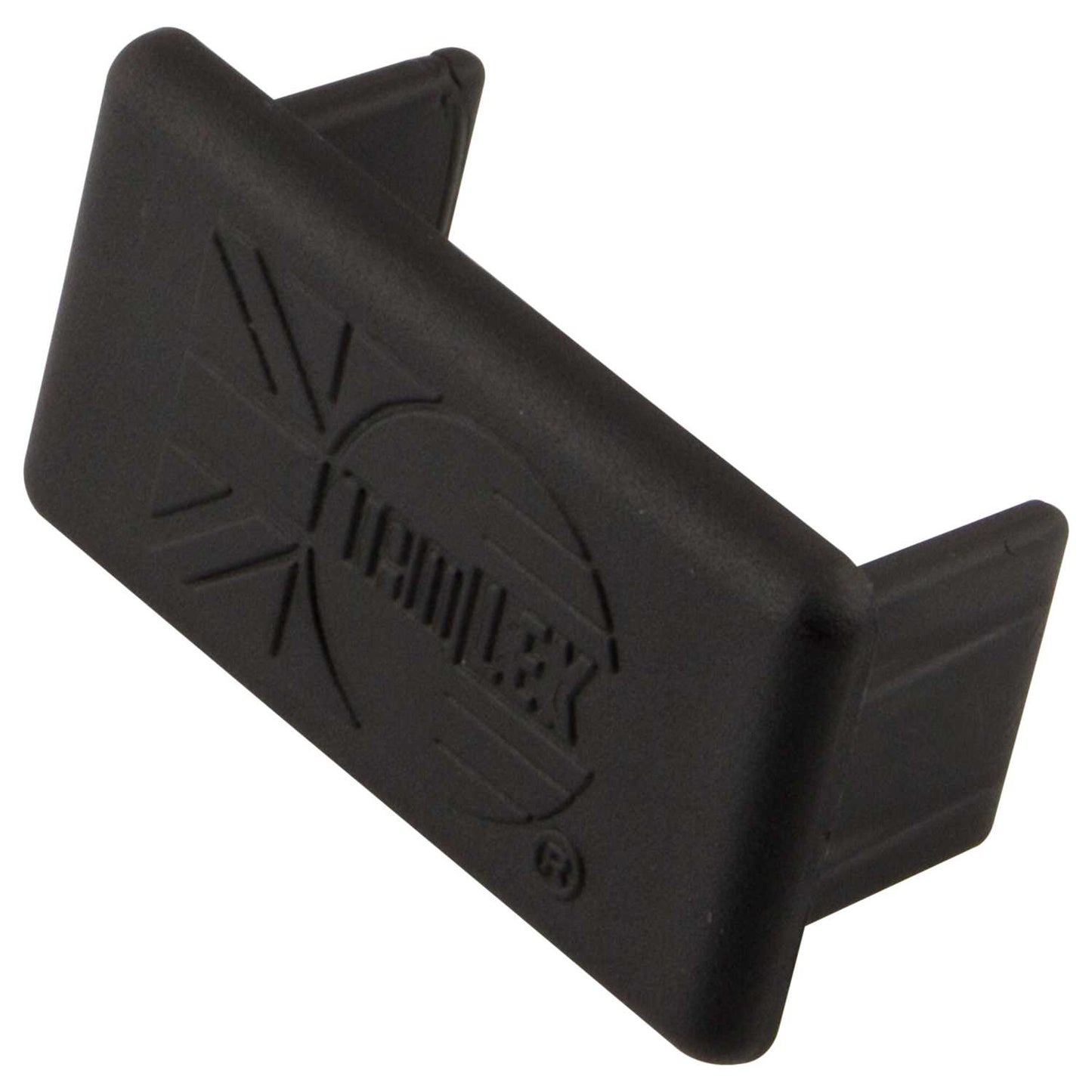 41mm x 21mm PVC End Cap for Strut Black (Sold in 1's)