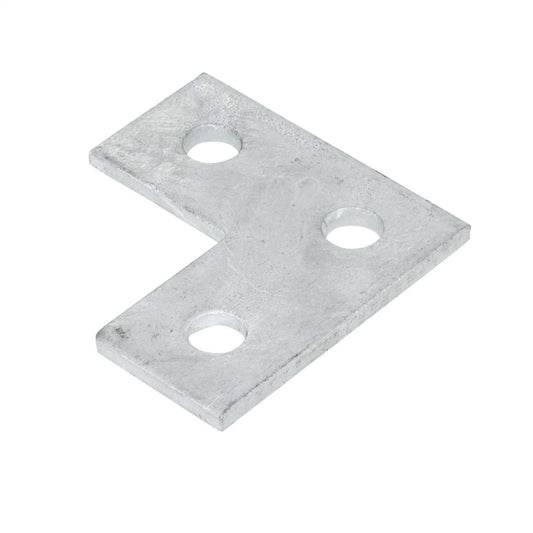 3 Hole Flat Bend Bracket for Strut (Sold in 1's)