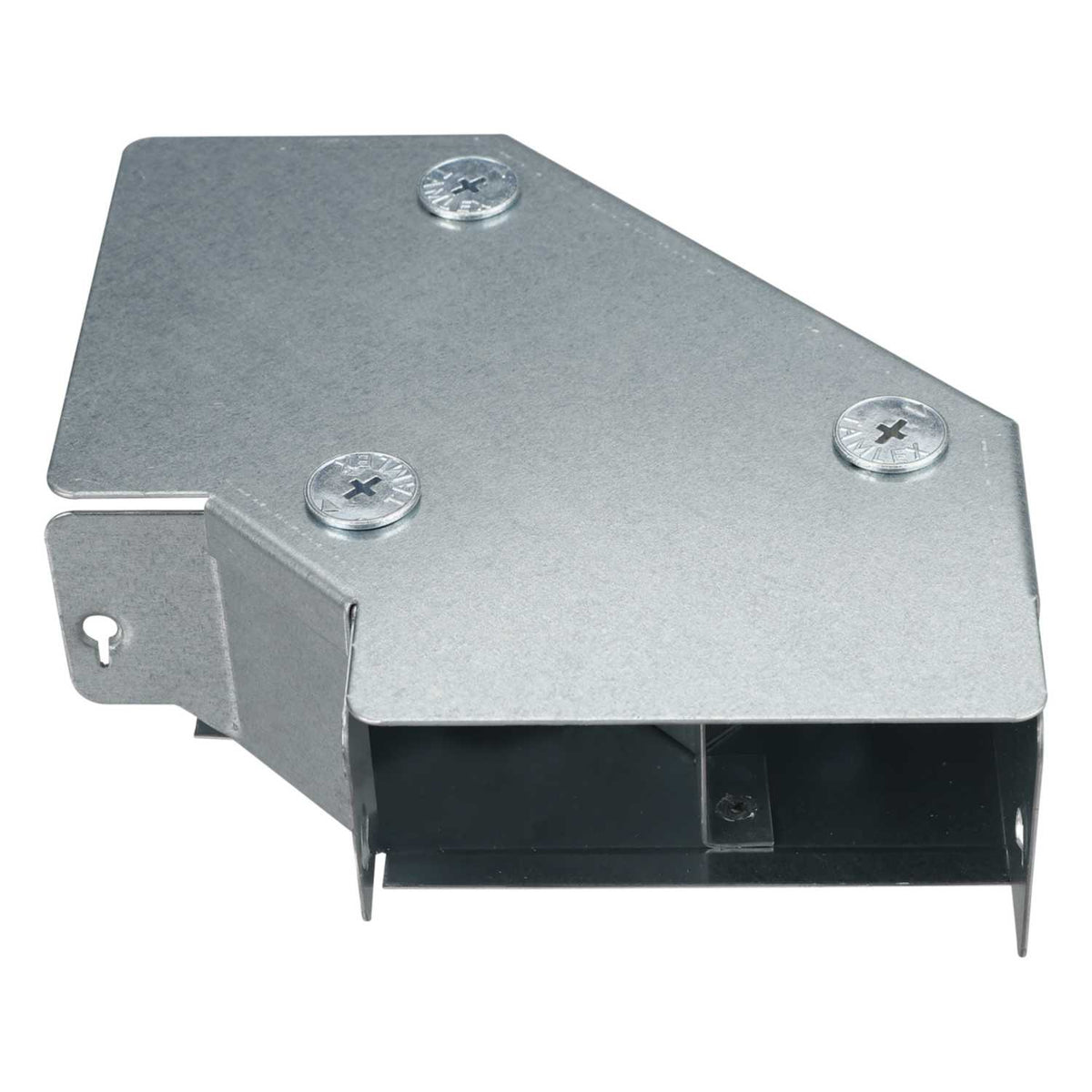 100mm x 50mm 90° IP4X Turnbuckle Top Lid Bend 2 Compartment (Sold in 1's)