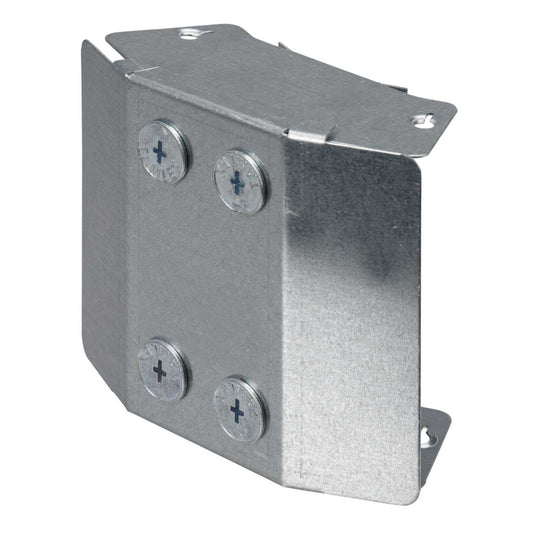 100mm x 50mm IP4X Turnbuckle 45° Outside Lid Bend 2 Compartment (Sold in 1's)