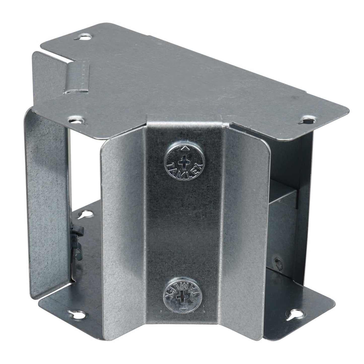 100mm x 50mm IP4X Turnbuckle Gusset Tee Inside Lid 2 Compartment (Sold in 1's)