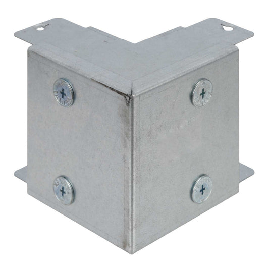 100mm x 50mm IP4X Turnbuckle 90° Sharp Bend Outside Lid (Sold in 1's)